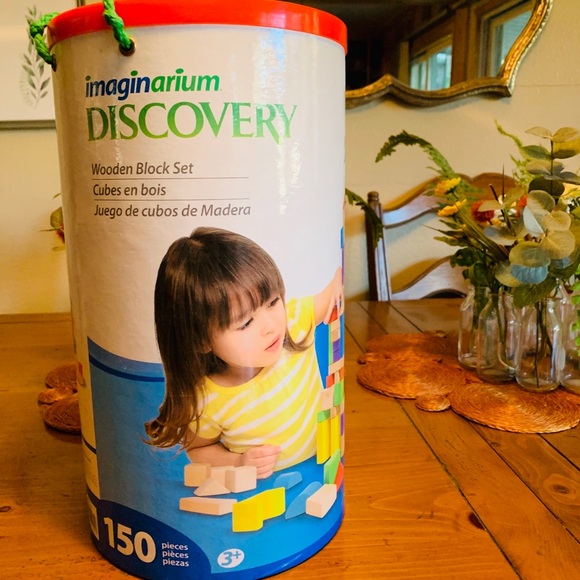 imaginarium discovery wooden block set